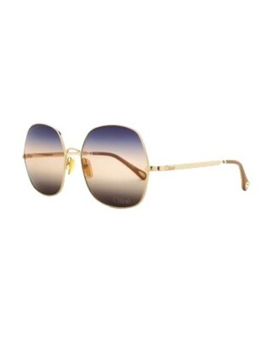 CHLOE Aly CH0282S 002 Sunglasses in Gold & Blue main image 4